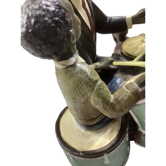 Enesco Father, Son, and Daughter Drummer Figurine Sculpture*African American - Picture 4 of 8